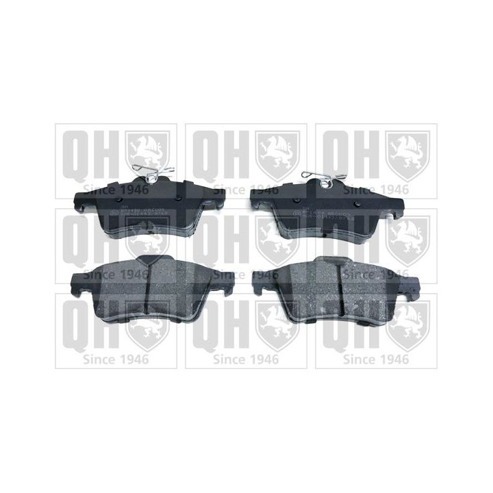 Stabdžių trinkelių rinkinys, diskinis stabdys QUINTON HAZELL BP1498