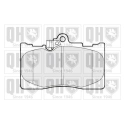 Stabdžių trinkelių rinkinys, diskinis stabdys QUINTON HAZELL BP1519