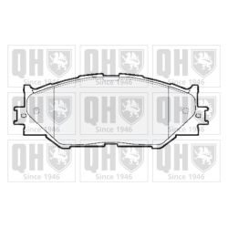 Stabdžių trinkelių rinkinys, diskinis stabdys QUINTON HAZELL BP1520