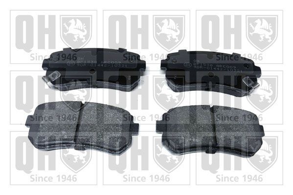 Stabdžių trinkelių rinkinys, diskinis stabdys QUINTON HAZELL BP1538