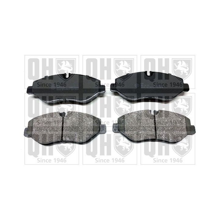 Stabdžių trinkelių rinkinys, diskinis stabdys QUINTON HAZELL BP1631