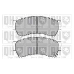 Stabdžių trinkelių rinkinys, diskinis stabdys QUINTON HAZELL BP1671