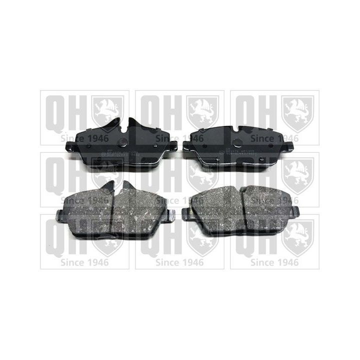 Stabdžių trinkelių rinkinys, diskinis stabdys QUINTON HAZELL BP1676