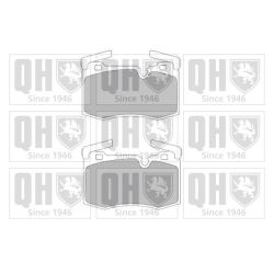 Stabdžių trinkelių rinkinys, diskinis stabdys QUINTON HAZELL BP1709