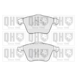 Stabdžių trinkelių rinkinys, diskinis stabdys QUINTON HAZELL BP1730