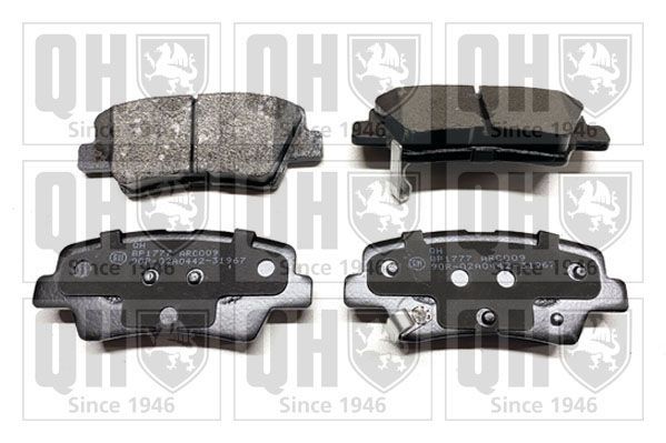 Stabdžių trinkelių rinkinys, diskinis stabdys QUINTON HAZELL BP1777