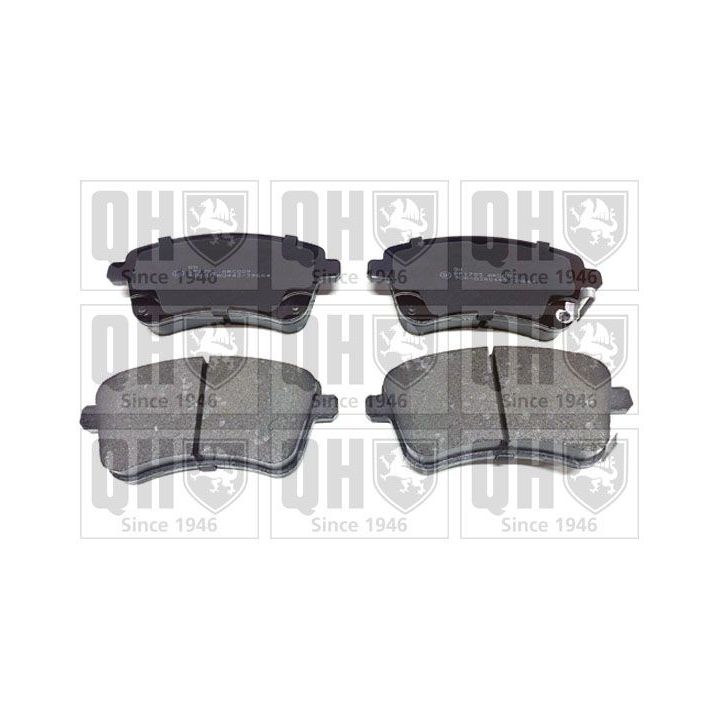 Stabdžių trinkelių rinkinys, diskinis stabdys QUINTON HAZELL BP1783