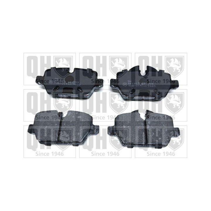 Stabdžių trinkelių rinkinys, diskinis stabdys QUINTON HAZELL BP1813