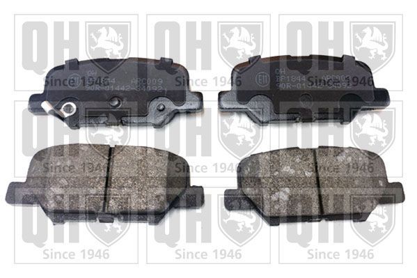 Stabdžių trinkelių rinkinys, diskinis stabdys QUINTON HAZELL BP1844