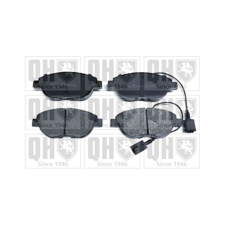 Stabdžių trinkelių rinkinys, diskinis stabdys QUINTON HAZELL BP1853