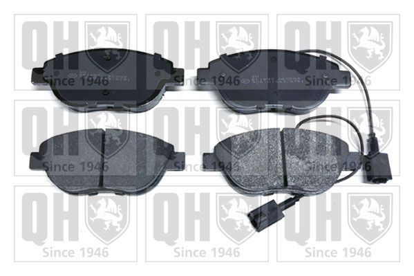 Stabdžių trinkelių rinkinys, diskinis stabdys QUINTON HAZELL BP1853