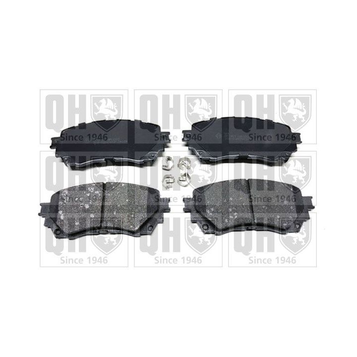 Stabdžių trinkelių rinkinys, diskinis stabdys QUINTON HAZELL BP1901