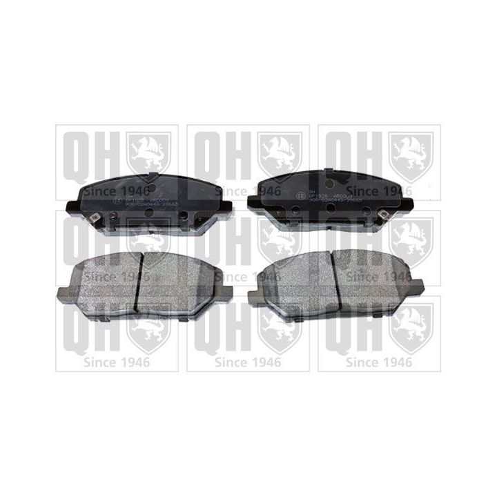 Stabdžių trinkelių rinkinys, diskinis stabdys QUINTON HAZELL BP1928