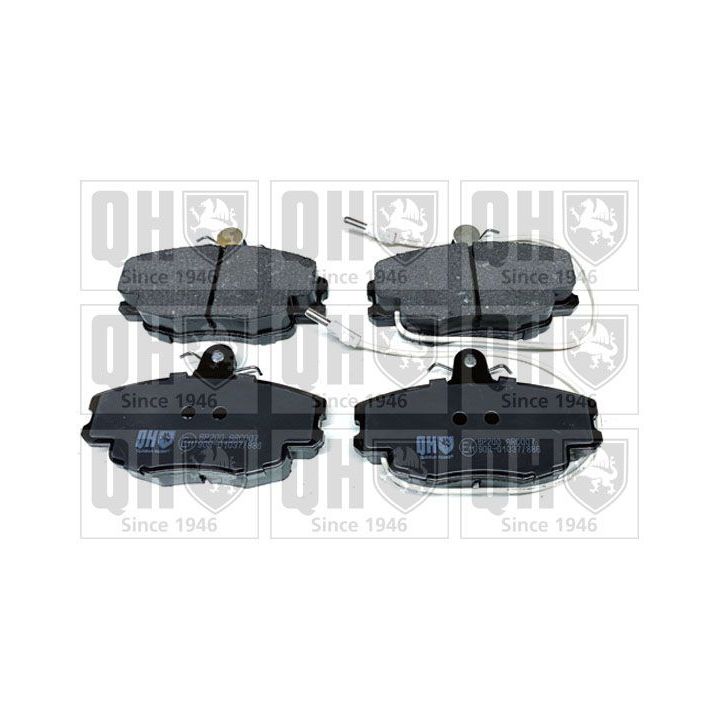 Stabdžių trinkelių rinkinys, diskinis stabdys QUINTON HAZELL BP200