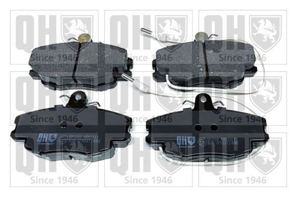 Stabdžių trinkelių rinkinys, diskinis stabdys QUINTON HAZELL BP200