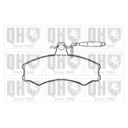 Stabdžių trinkelių rinkinys, diskinis stabdys QUINTON HAZELL BP326