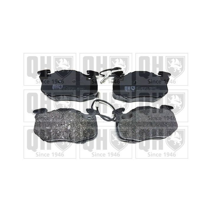 Stabdžių trinkelių rinkinys, diskinis stabdys QUINTON HAZELL BP361