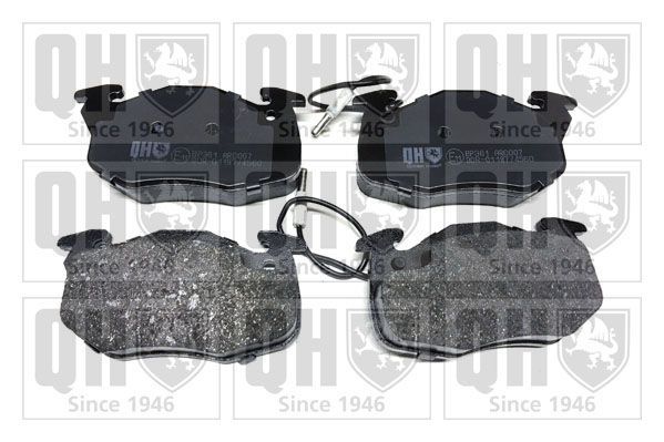 Stabdžių trinkelių rinkinys, diskinis stabdys QUINTON HAZELL BP361