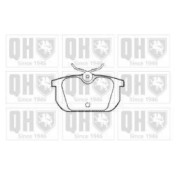 Stabdžių trinkelių rinkinys, diskinis stabdys QUINTON HAZELL BP369