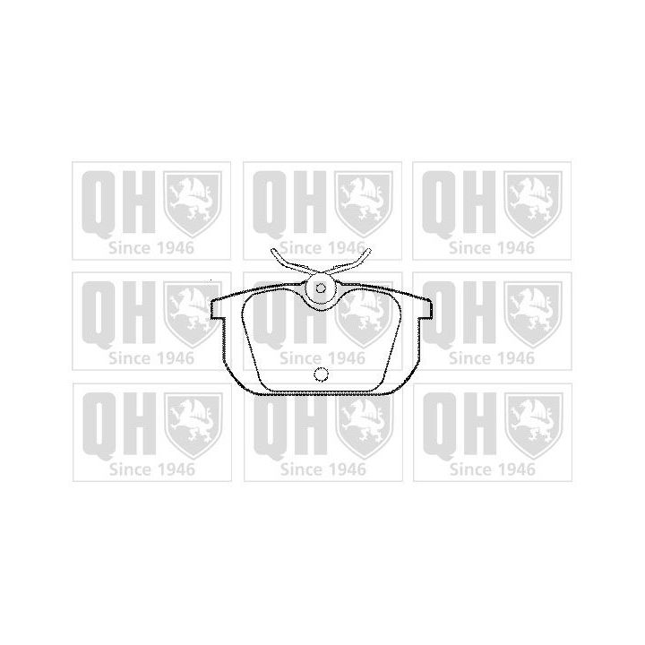 Stabdžių trinkelių rinkinys, diskinis stabdys QUINTON HAZELL BP369