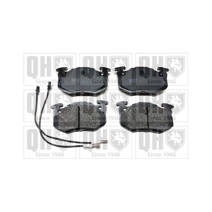 Stabdžių trinkelių rinkinys, diskinis stabdys QUINTON HAZELL BP379