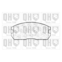 Stabdžių trinkelių rinkinys, diskinis stabdys QUINTON HAZELL BP401