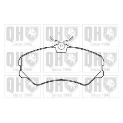 Stabdžių trinkelių rinkinys, diskinis stabdys QUINTON HAZELL BP539