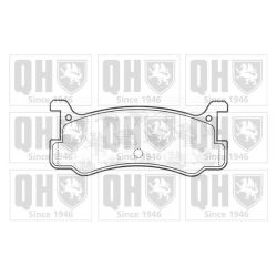Stabdžių trinkelių rinkinys, diskinis stabdys QUINTON HAZELL BP560