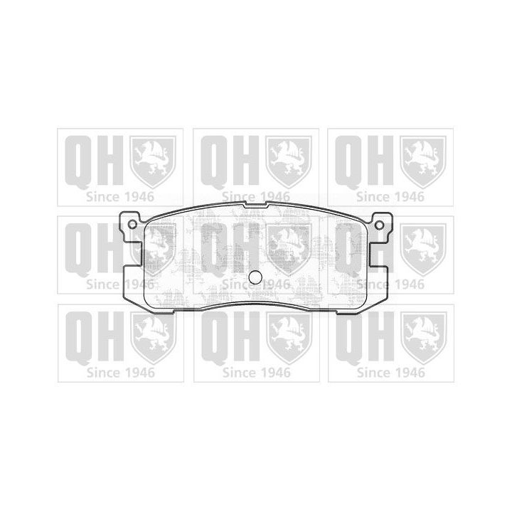 Stabdžių trinkelių rinkinys, diskinis stabdys QUINTON HAZELL BP566