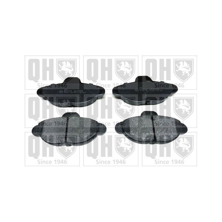 Stabdžių trinkelių rinkinys, diskinis stabdys QUINTON HAZELL BP598