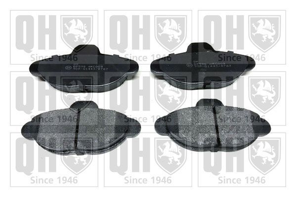 Stabdžių trinkelių rinkinys, diskinis stabdys QUINTON HAZELL BP598