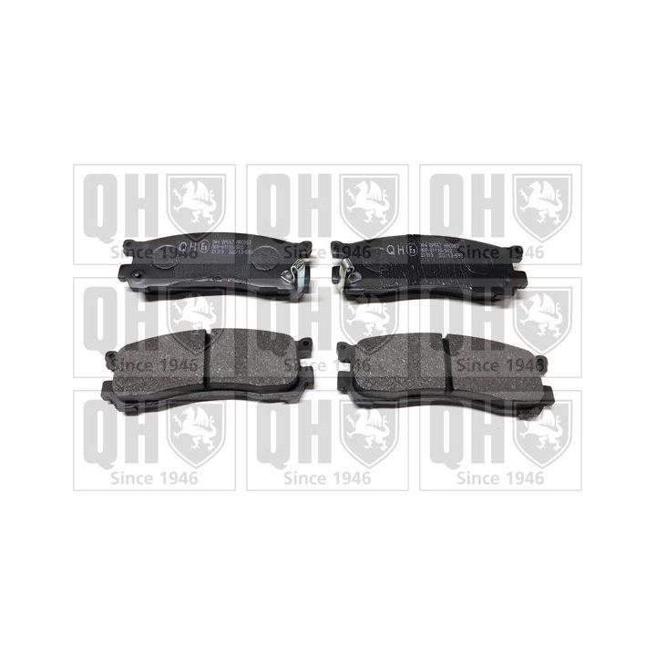 Stabdžių trinkelių rinkinys, diskinis stabdys QUINTON HAZELL BP667