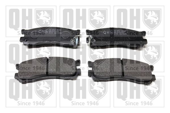 Stabdžių trinkelių rinkinys, diskinis stabdys QUINTON HAZELL BP667