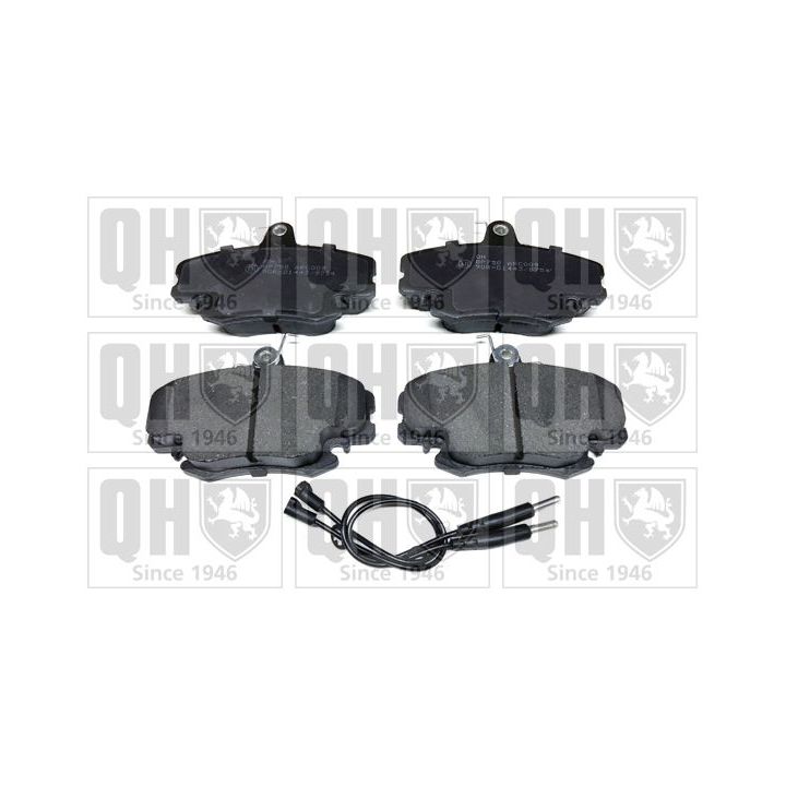 Stabdžių trinkelių rinkinys, diskinis stabdys QUINTON HAZELL BP750