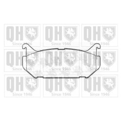 Stabdžių trinkelių rinkinys, diskinis stabdys QUINTON HAZELL BP762