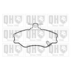 Stabdžių trinkelių rinkinys, diskinis stabdys QUINTON HAZELL BP790