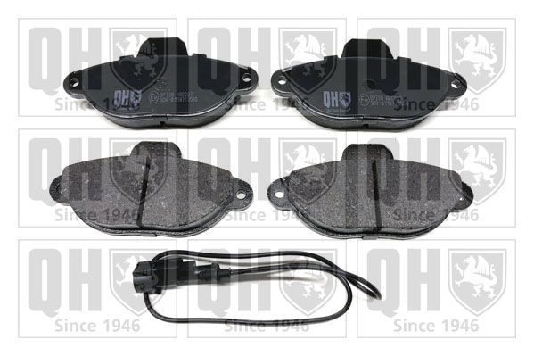 Stabdžių trinkelių rinkinys, diskinis stabdys QUINTON HAZELL BP799