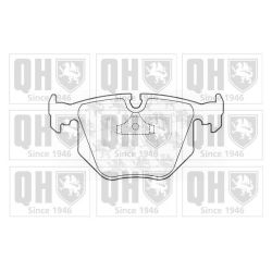 Stabdžių trinkelių rinkinys, diskinis stabdys QUINTON HAZELL BP827