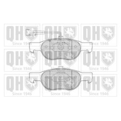 Stabdžių trinkelių rinkinys, diskinis stabdys QUINTON HAZELL BP860