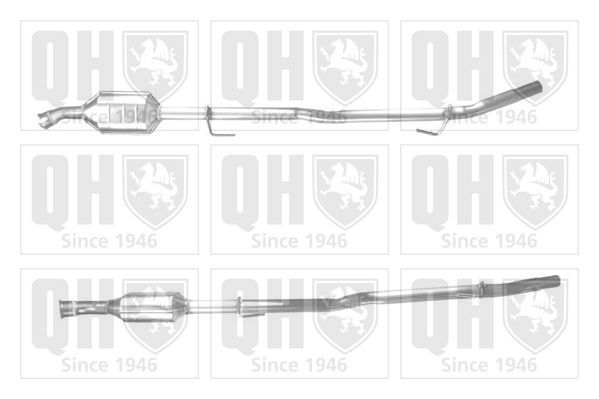 Katalizatoriaus keitiklis QUINTON HAZELL QCAT80089H