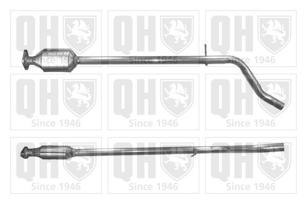 Katalizatoriaus keitiklis QUINTON HAZELL QCAT80146H