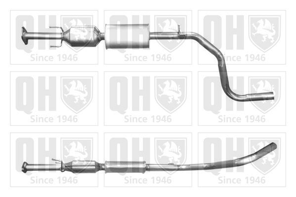 Katalizatoriaus keitiklis QUINTON HAZELL QCAT80423H