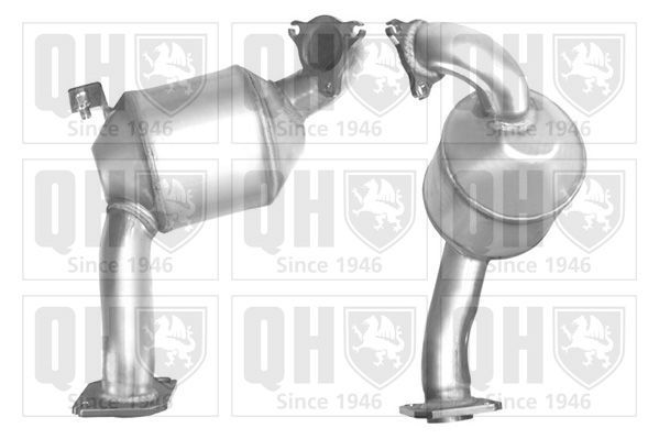 Katalizatoriaus keitiklis QUINTON HAZELL QCAT80431H