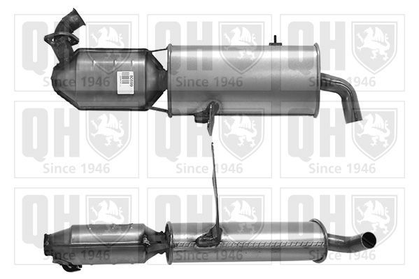 Katalizatoriaus keitiklis QUINTON HAZELL QCAT80599H