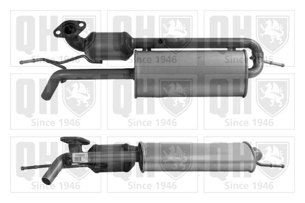 Katalizatoriaus keitiklis QUINTON HAZELL QCAT91590H