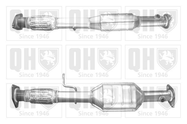 Katalizatoriaus keitiklis QUINTON HAZELL QCAT92262H