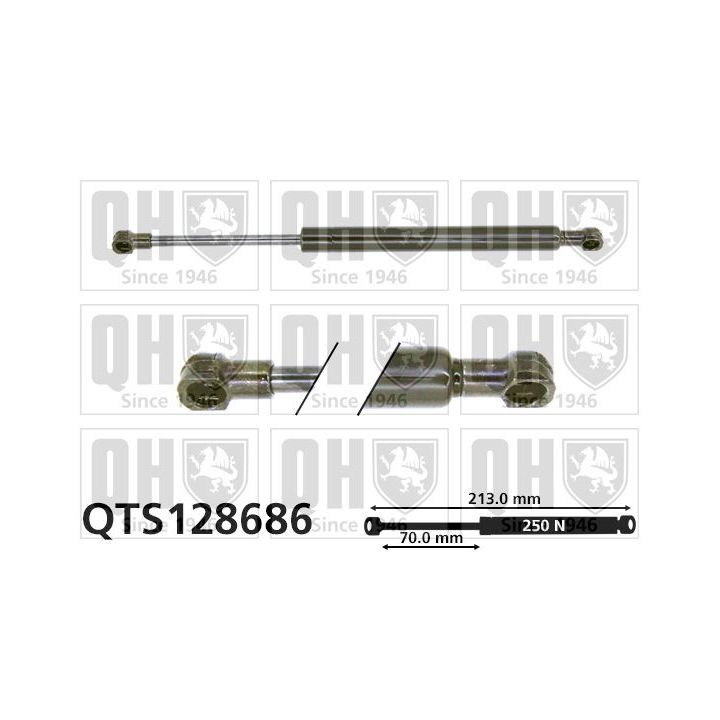 Dujinė spyruoklė, gaubtas QUINTON HAZELL QTS128686