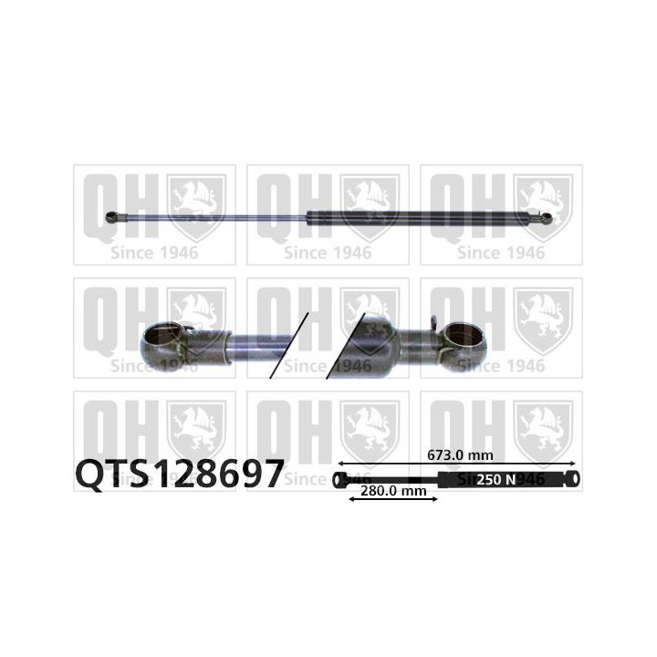 Dujinė spyruoklė, gaubtas QUINTON HAZELL QTS128697