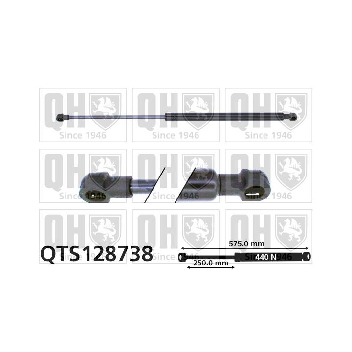 Dujinė spyruoklė, gaubtas QUINTON HAZELL QTS128738