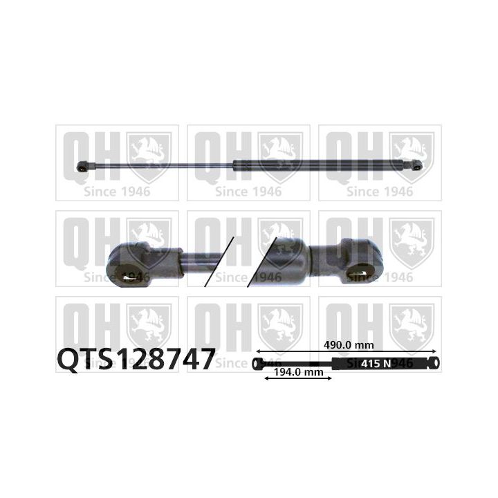 Dujinė spyruoklė, gaubtas QUINTON HAZELL QTS128747